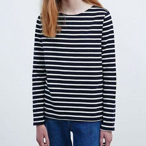 Petit Bateau Breton Stripe Navy Sailor Shirt